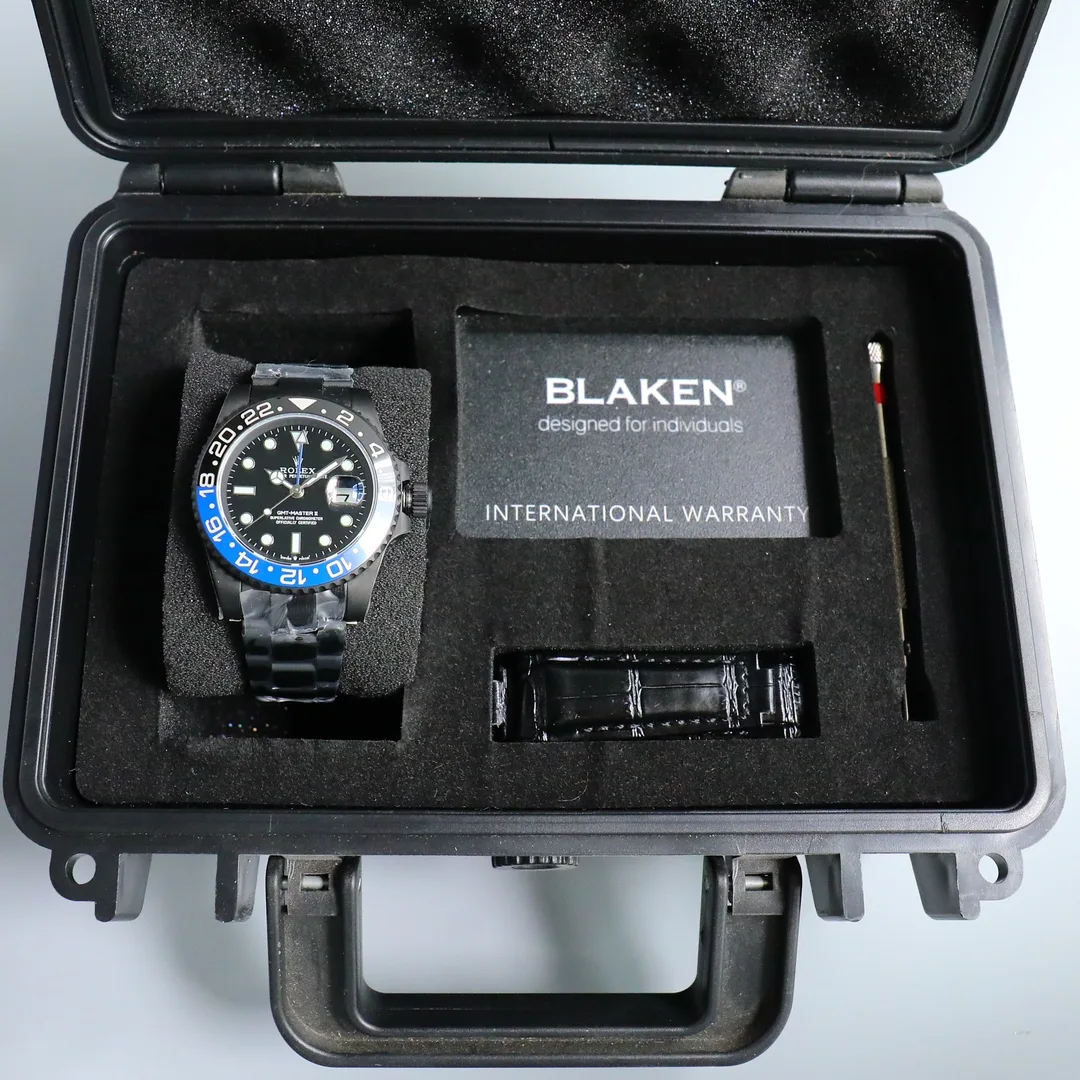 Superclone Rolex 116710BLNR-DLC GMT-Master – echtes Produktfoto 6