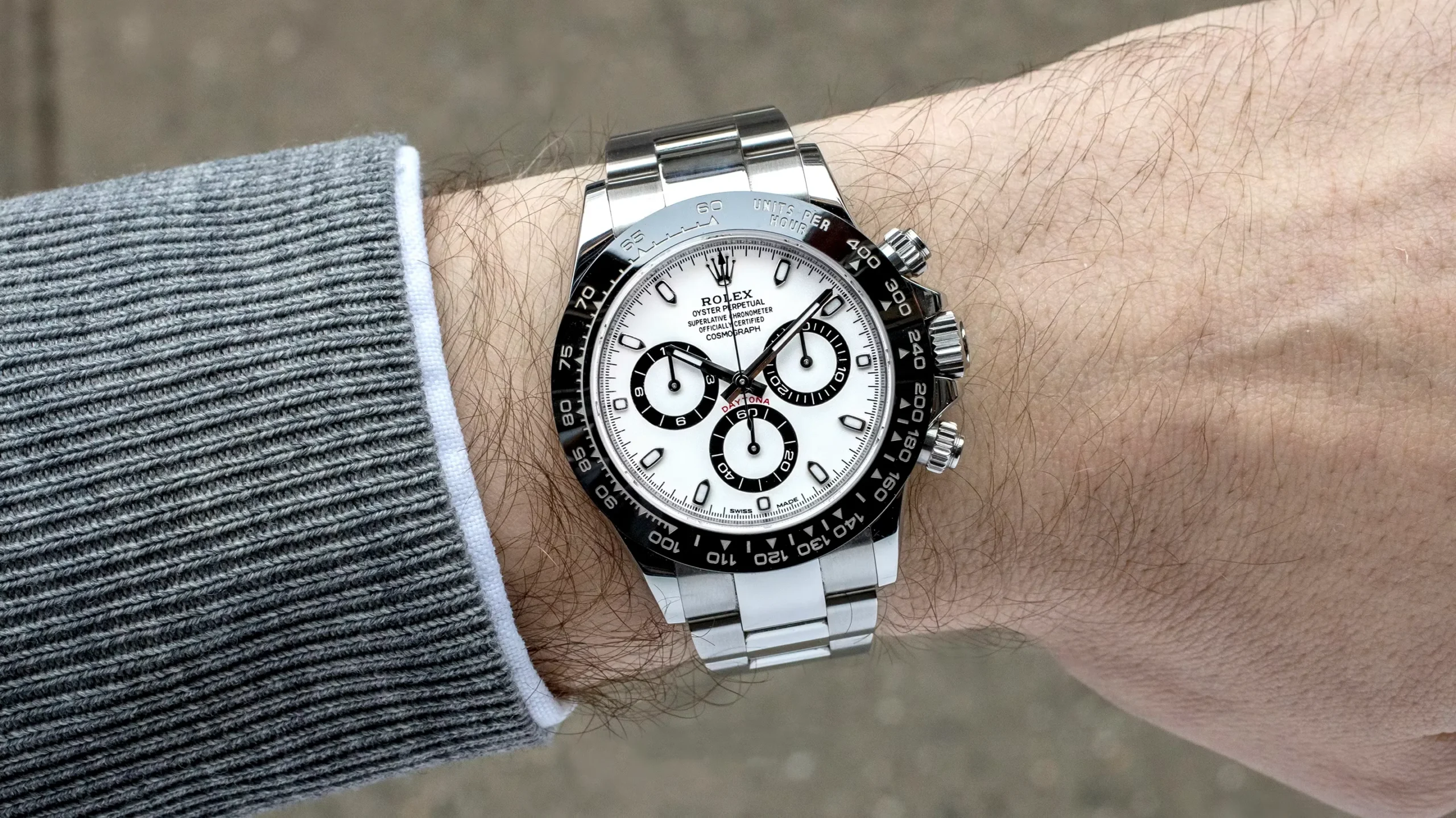 Super Clone Rolex Daytona 116500LN Panda Zifferblatt