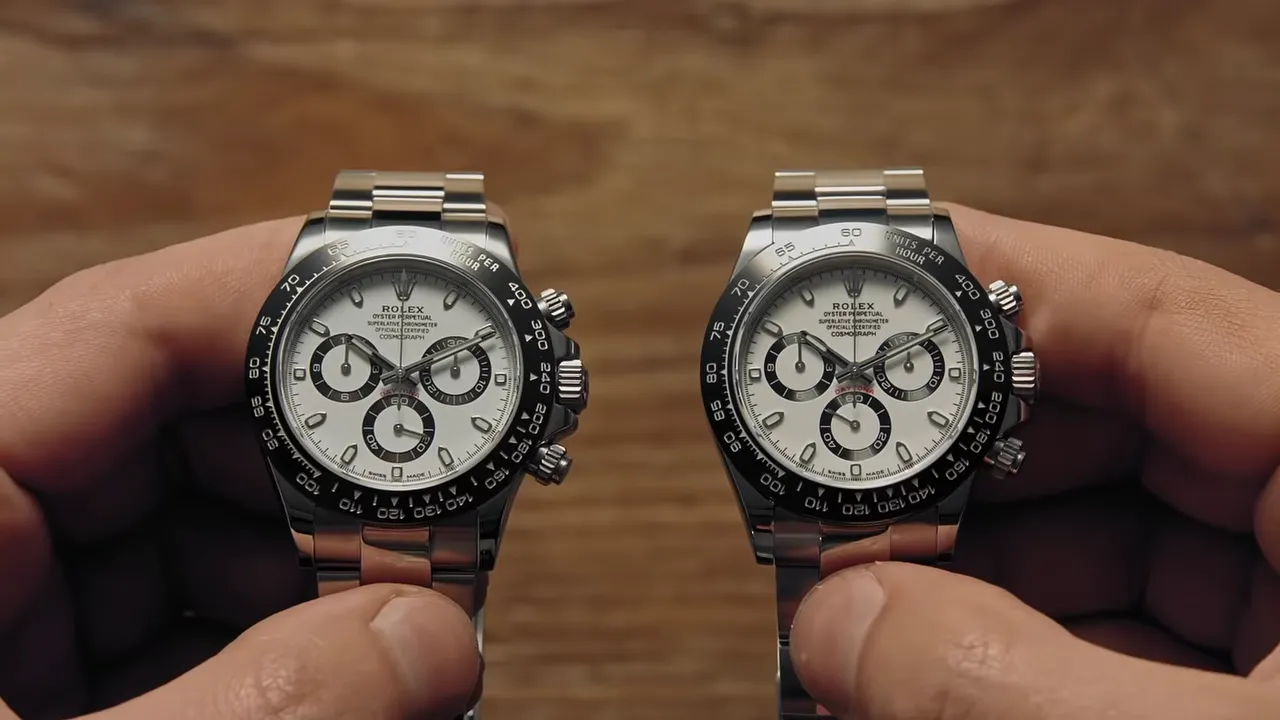 Original und Super Clone Rolex Daytona im Vergleich