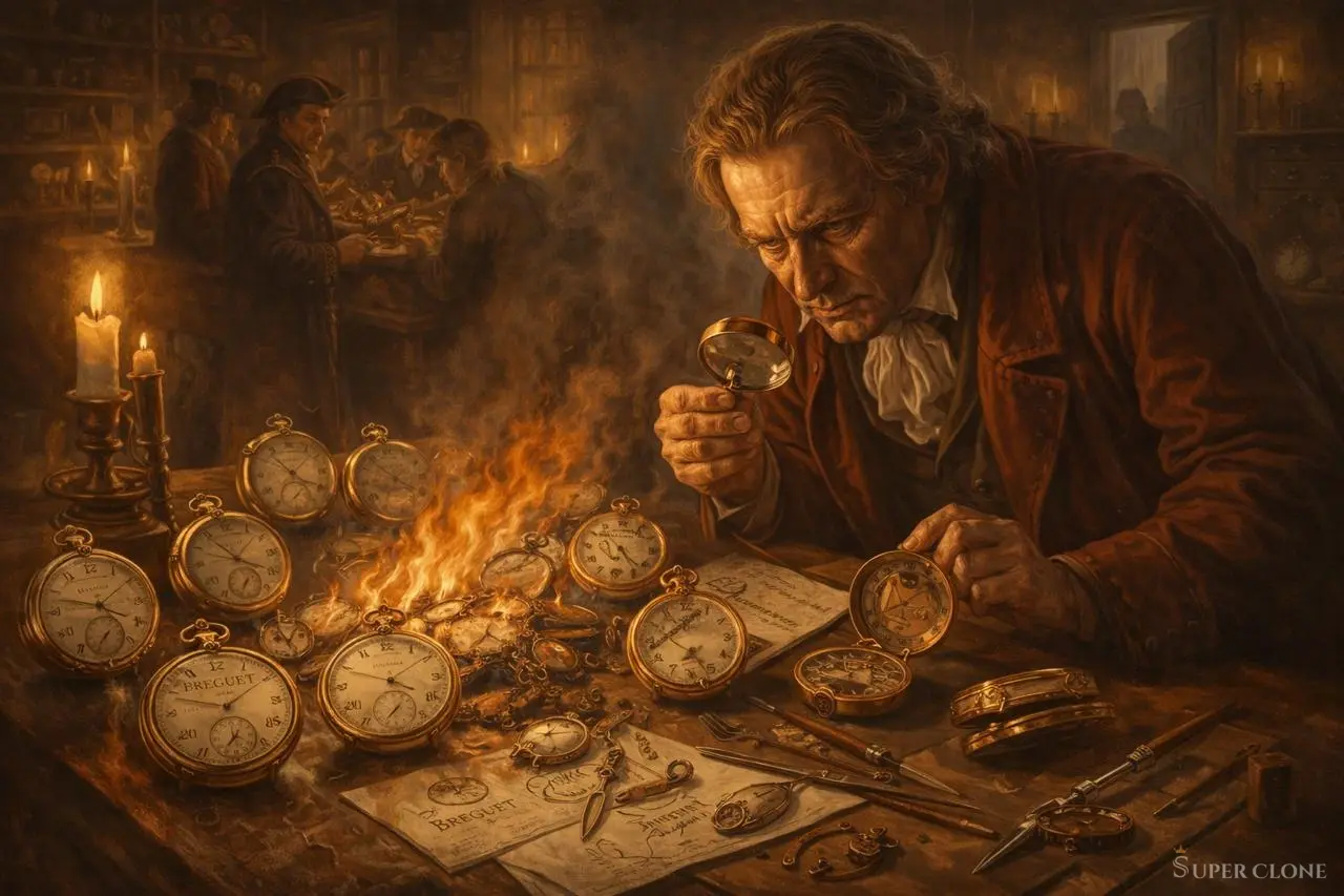 Das goldene Zeitalter der Imitation: Uhrmacher-Werkstatt in den 1790er bis 1860er Jahren mit Skandalen und industrieller Fälschung – Replika-Uhrenindustrie Geschichte