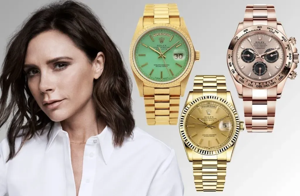 Victoria Beckham mit Rolex GMT-Master II Meteorit-Zifferblatt