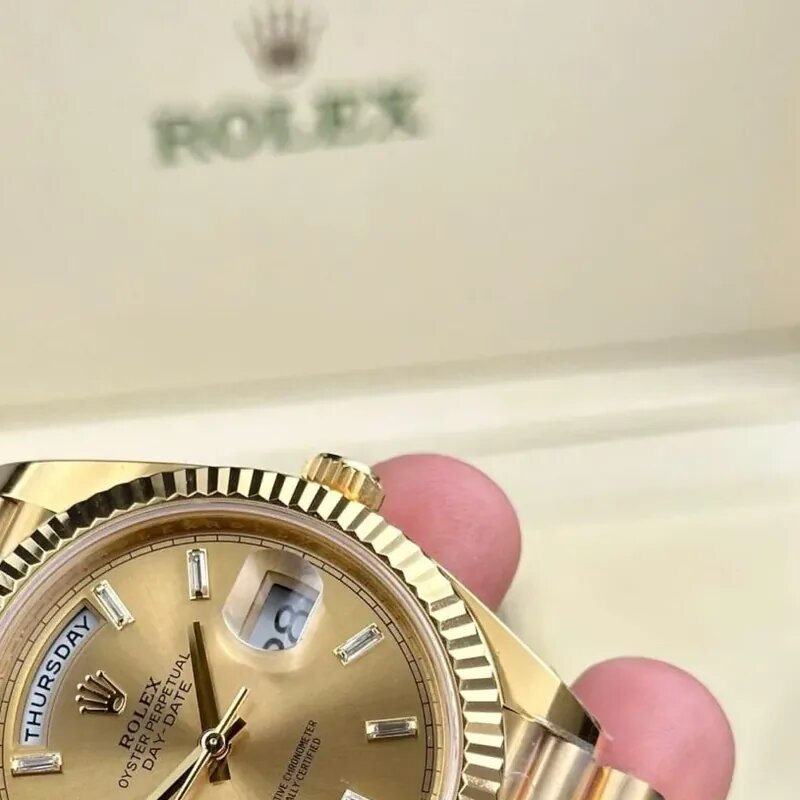 Day-Date Uhrenbild B: Goldgehäuse und President-Armband