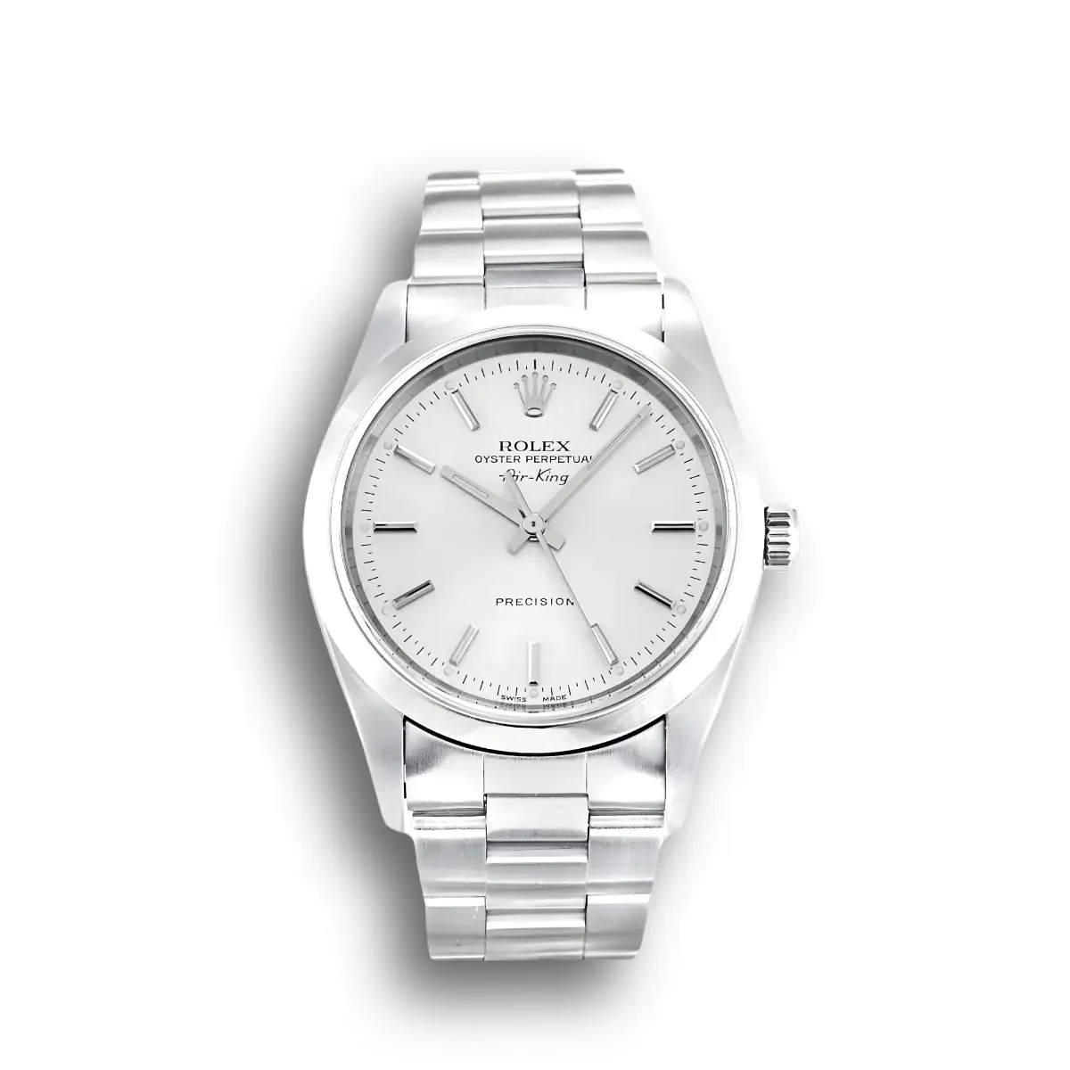 Rolex Air-King 34mm Silber Zifferblatt – Ref. 14000M