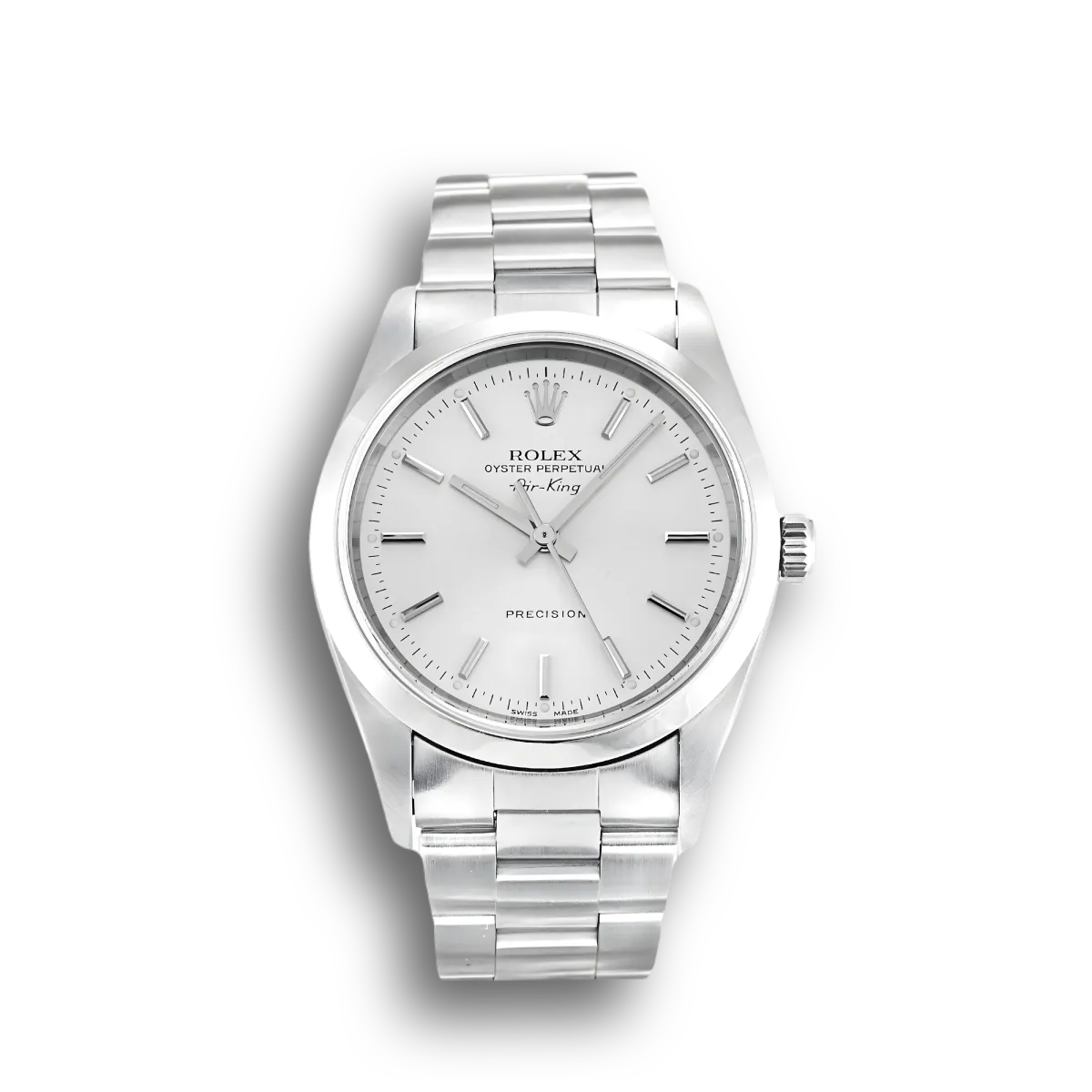 Rolex Air-King 34mm Silber Zifferblatt – Ref. 14000M