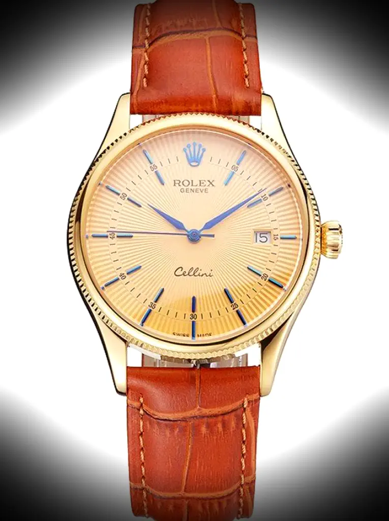 Rolex Cellini 38mm Gold Zifferblatt Rep016797