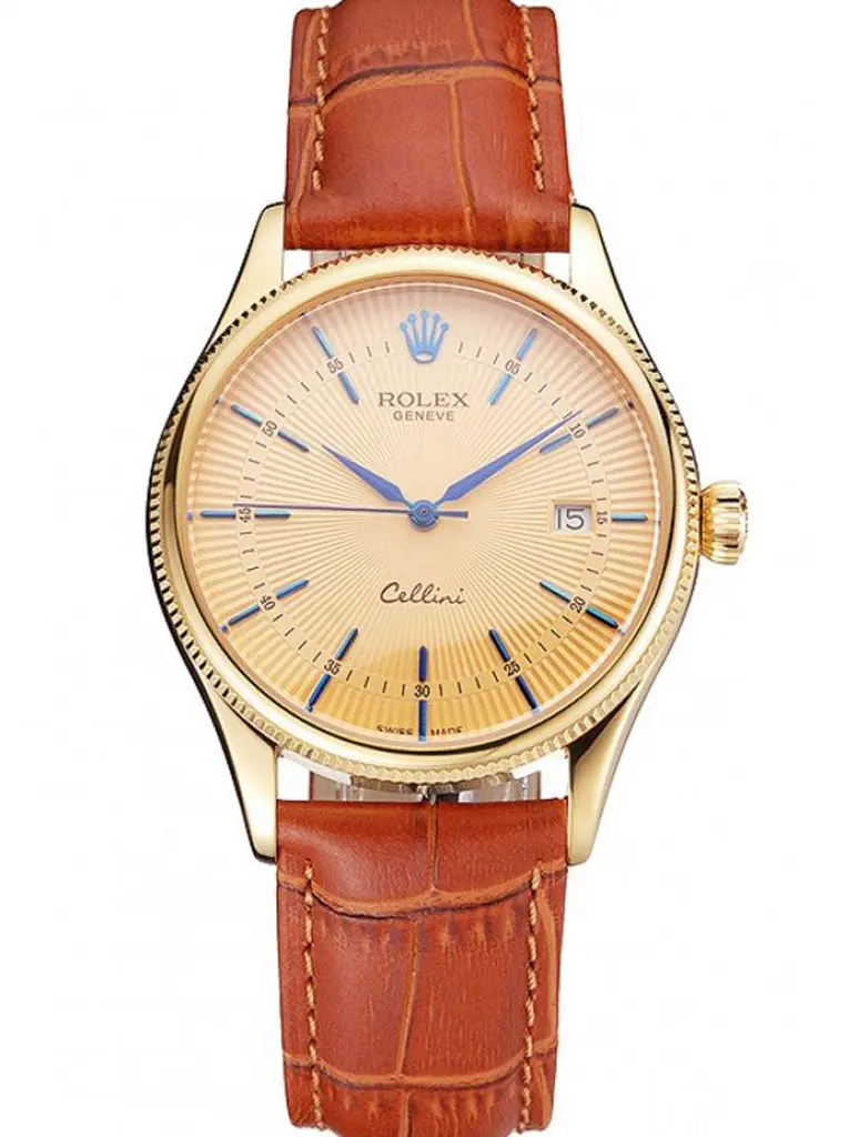 Rolex Cellini 38mm Gold Zifferblatt Rep016797