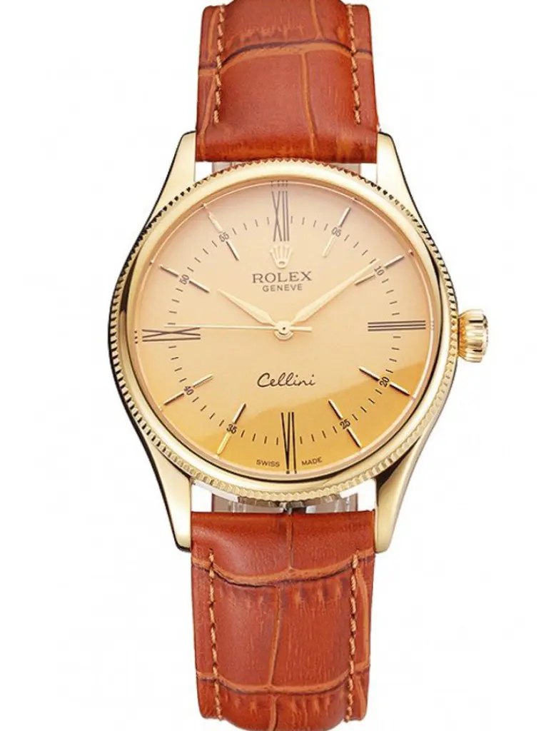 Rolex Cellini 38mm Gold Zifferblatt Rep016798