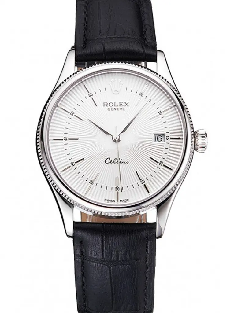 Rolex Cellini 38mm Weiß Zifferblatt Rep016802