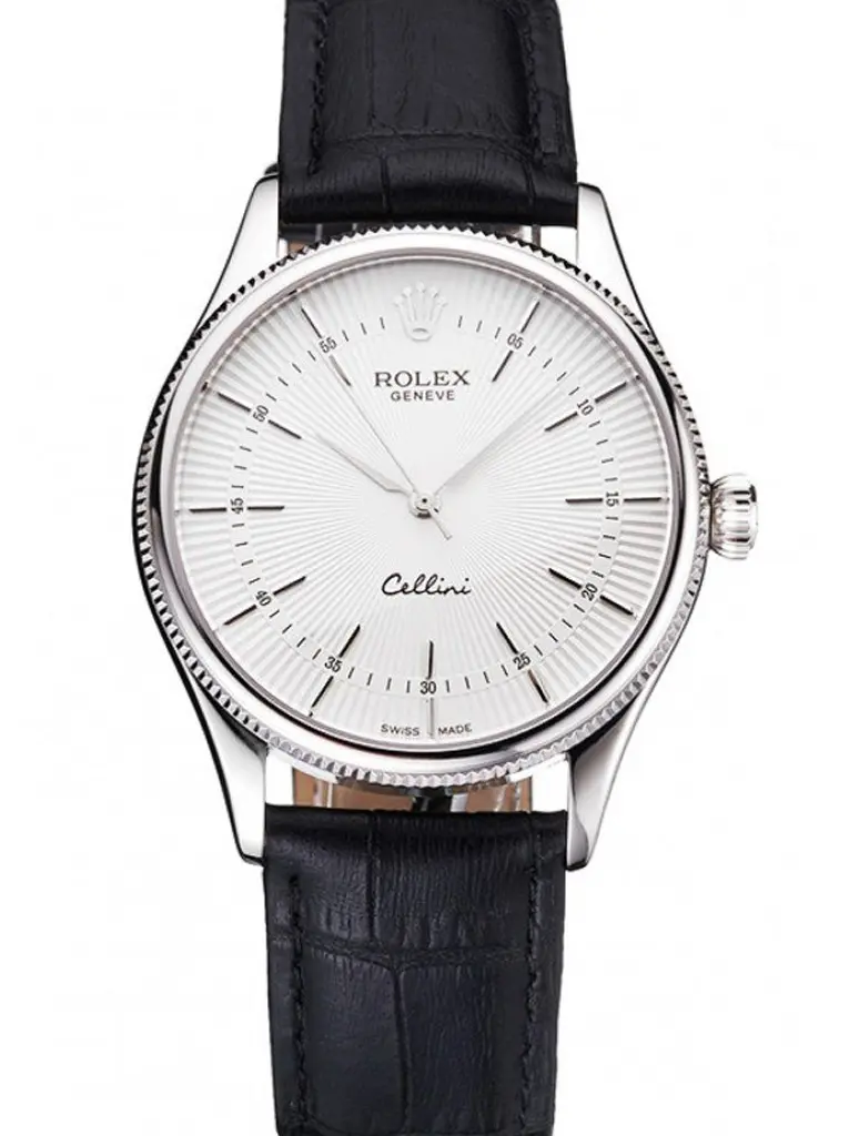 Rolex Cellini 38mm Weiß Zifferblatt Rep016805