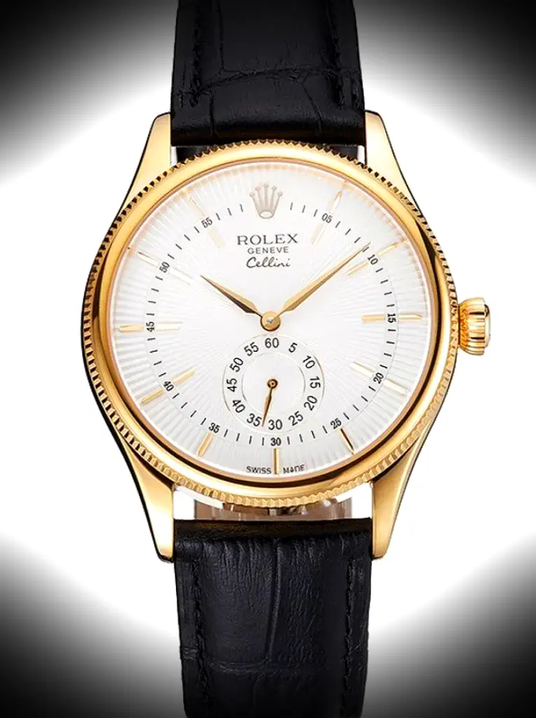 Rolex Cellini 38mm Weiß Zifferblatt Rep016810