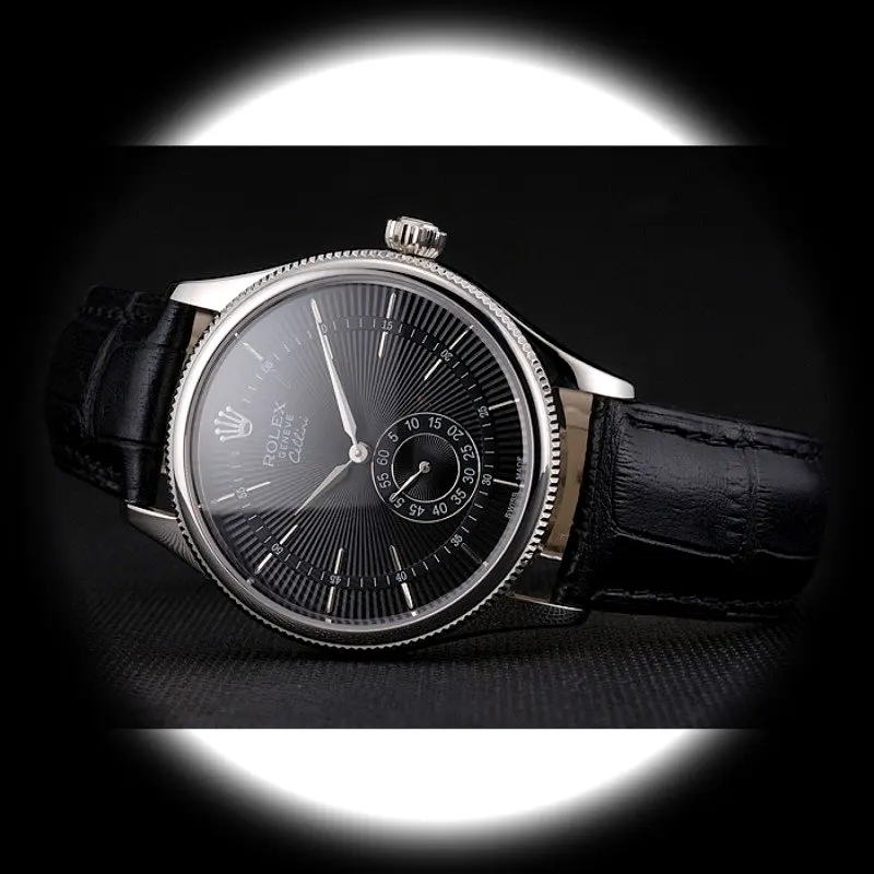 Cellini REP016790 1:1 Super Clone Zifferblatt in schwarz — Gehäusebodendetail