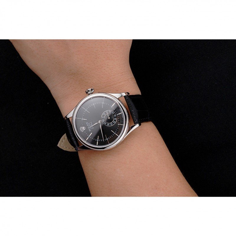 Cellini REP016790 Super Clone Replica Zifferblatt in schwarz — Schrägansicht