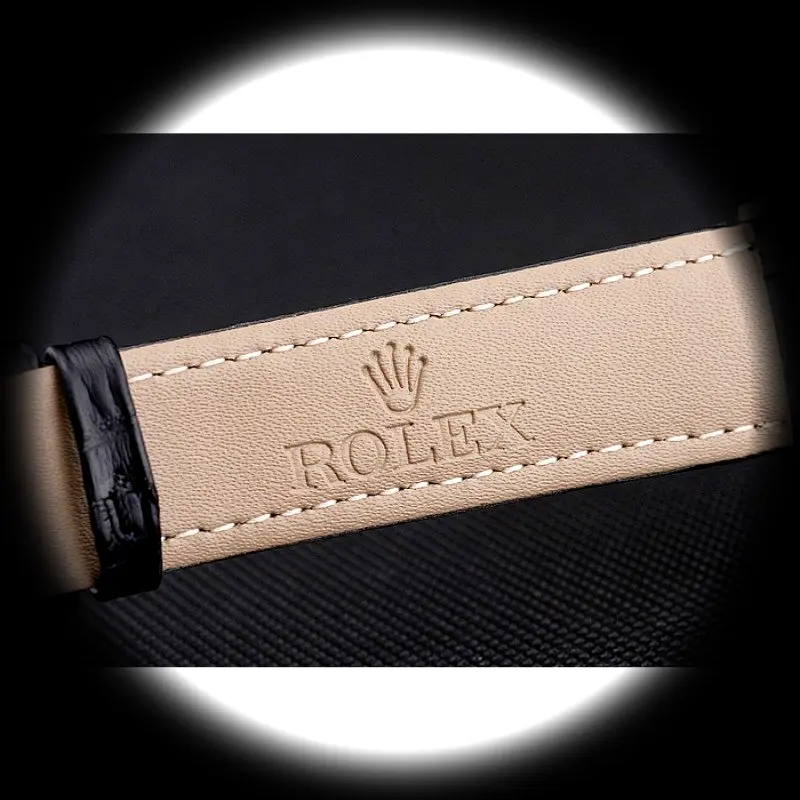 Rolex Cellini REP016792 1:1 Super Clone Zifferblatt in schwarz — Lünette-Makro