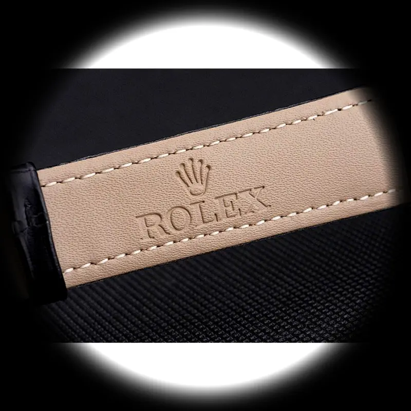 Rolex Cellini REP016796 Schweizer Klon Zifferblatt in schwarz — Lünette-Makro