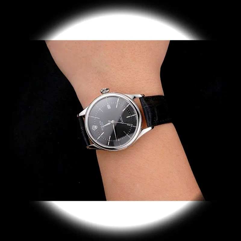 Cellini REP016796 Super Clone Zifferblatt in schwarz — Schrägansicht
