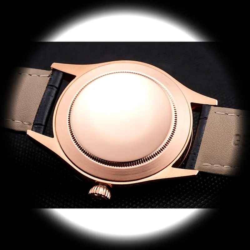 Rolex Cellini REP016799 Superclone 38mm — Krone und Gehäuse Detail