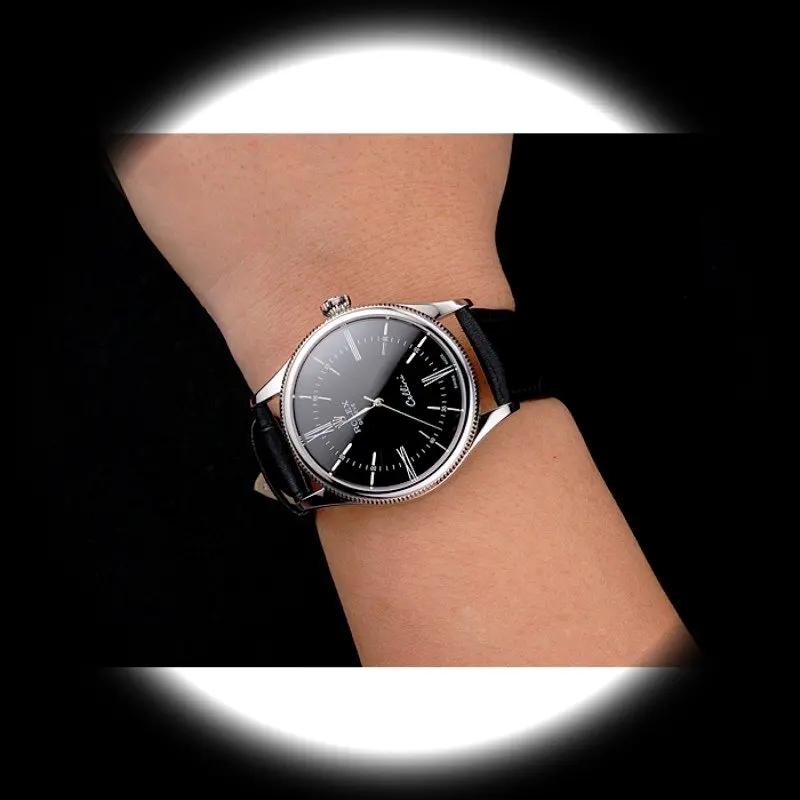 Cellini REP016804 Super Clone Zifferblatt in schwarz — Schrägansicht