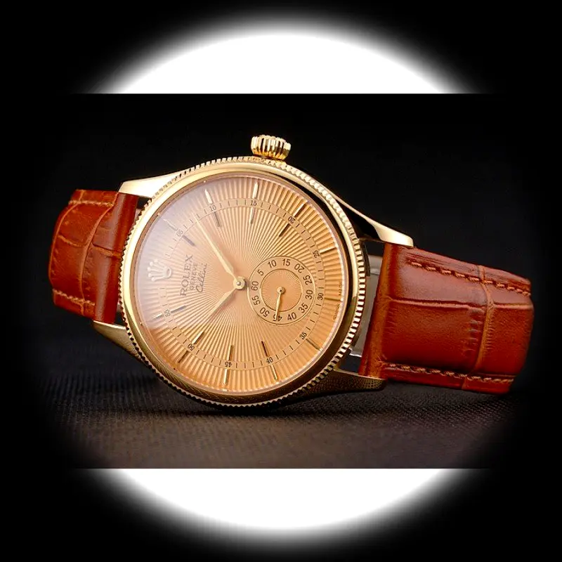 Rolex Cellini REP016789 Schweizer Klon 38mm — Handgelenksaufnahme