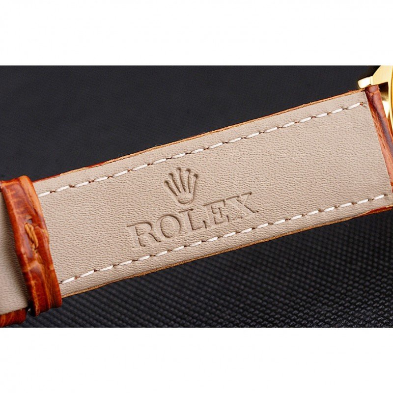 Rolex Cellini REP016789 Super Clone Replica Zifferblatt in gold — Lünette-Makro