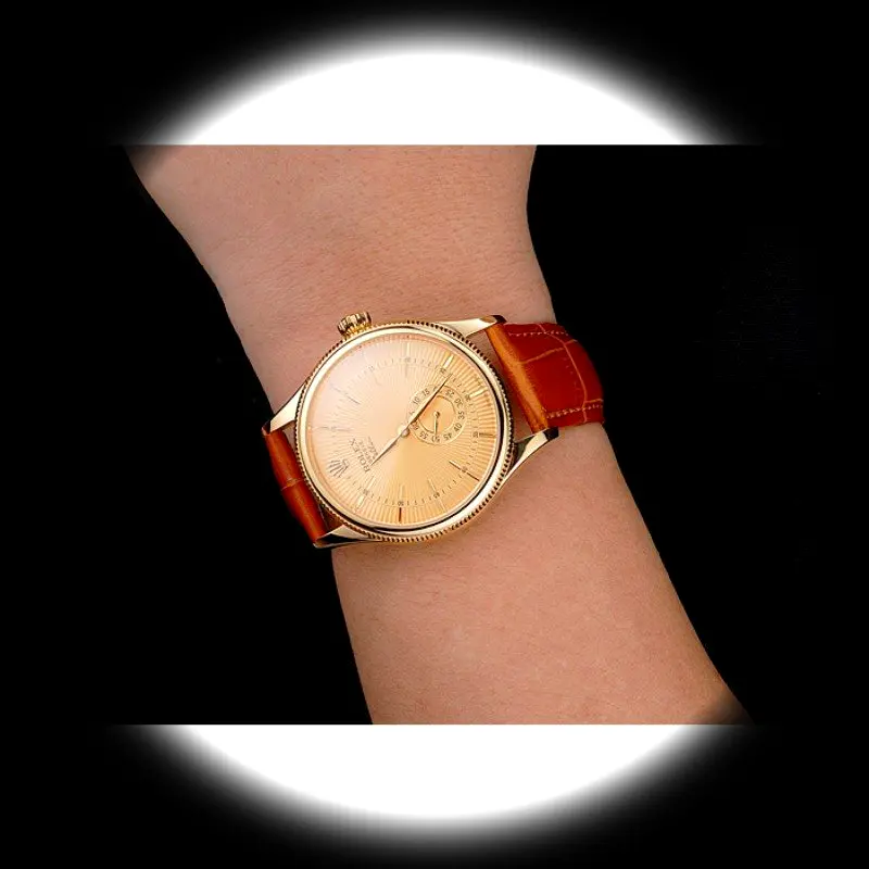 Cellini REP016789 Schweizer Klon Zifferblatt in gold — Schrägansicht