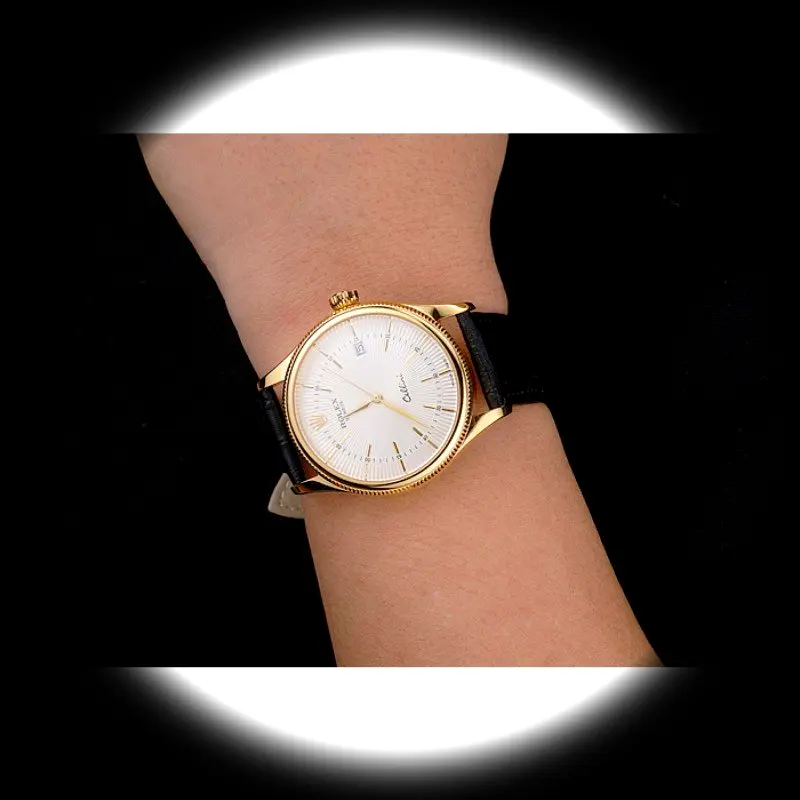 Rolex Cellini REP016791 Super Clone Zifferblatt in weiß — Schrägansicht