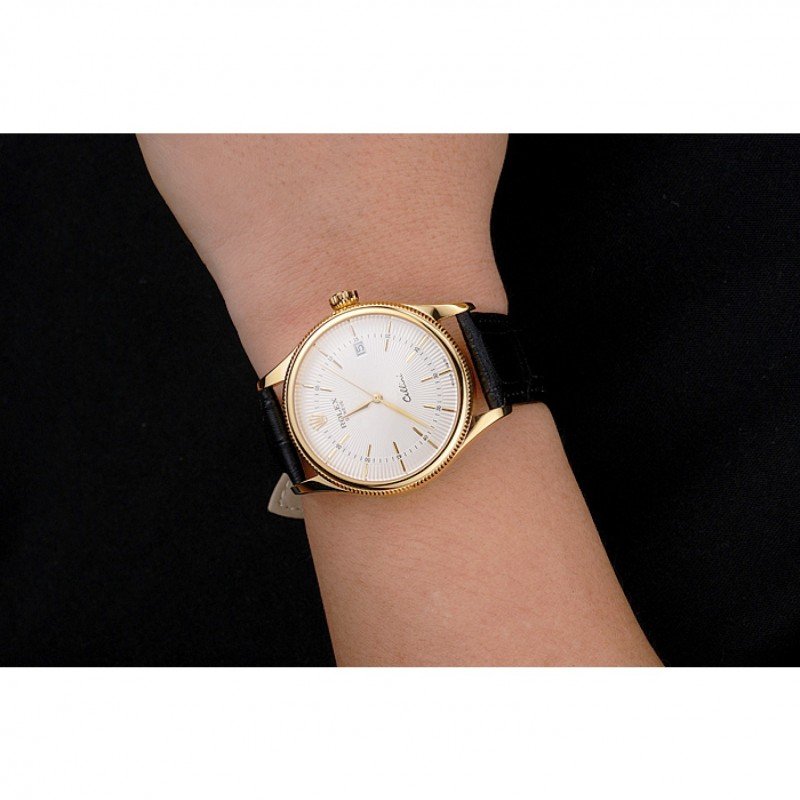 Rolex Cellini REP016791 Replica Zifferblatt in weiß — Schrägansicht