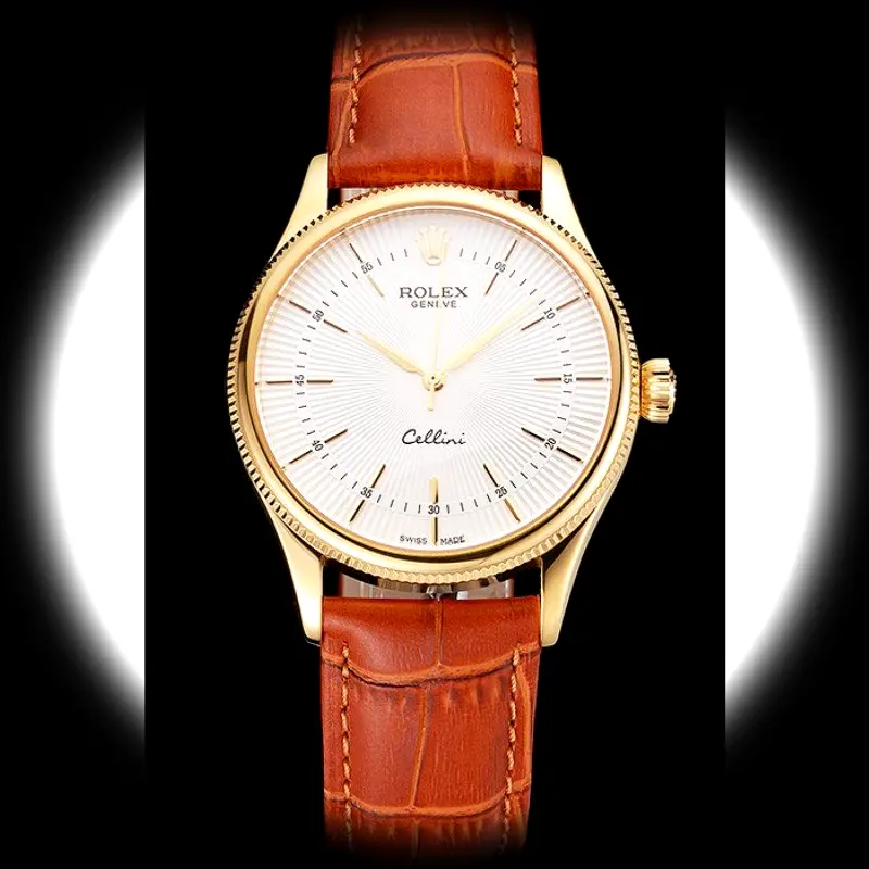 Rolex Cellini REP016793 Schweizer Replica 38mm — Zifferblatt-Nahaufnahme