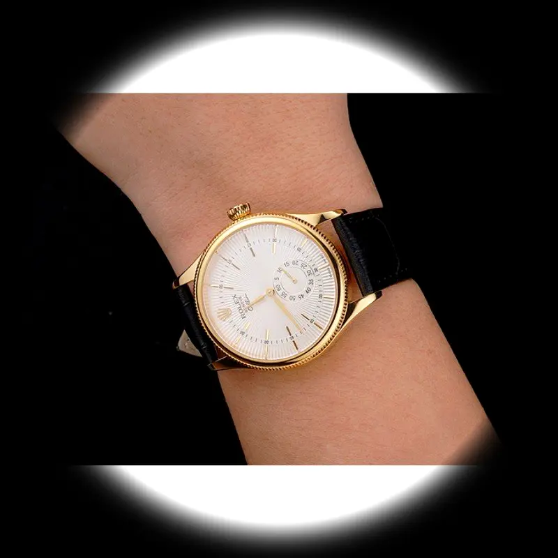 Rolex Cellini REP016810 Schweizer Klon Zifferblatt in weiß — Schrägansicht