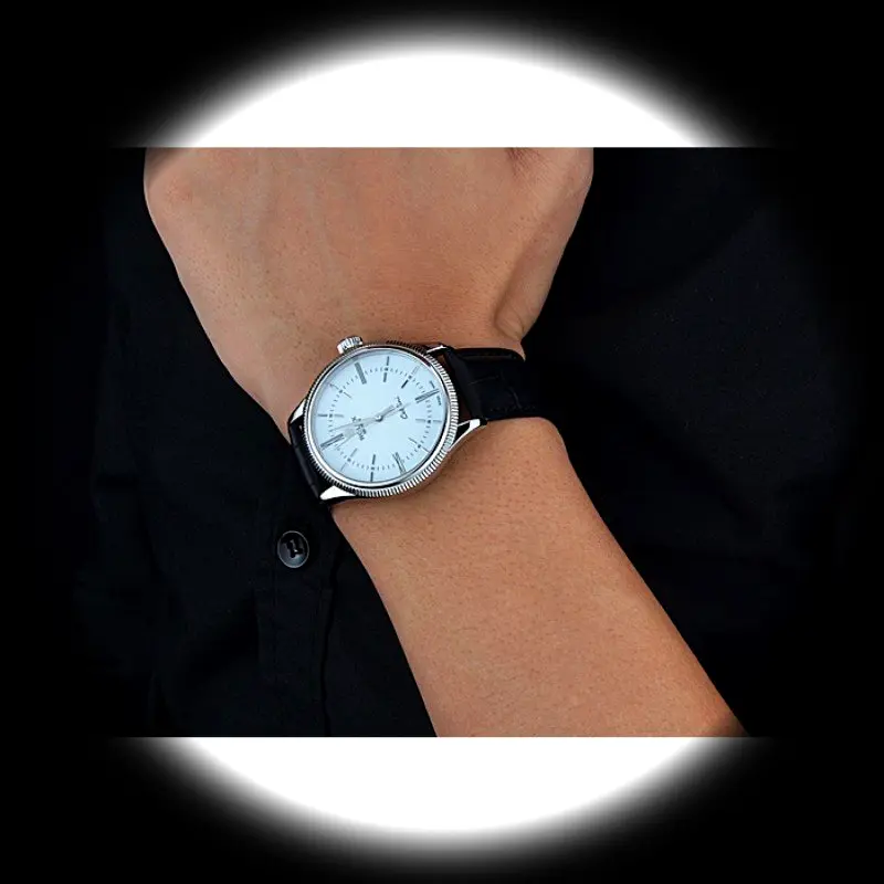 Cellini 622653 Superclone Zifferblatt in weiß — Schrägansicht