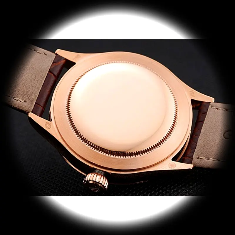 Rolex Cellini 622655 Super Clone Zifferblatt in weiß — Lünette-Makro