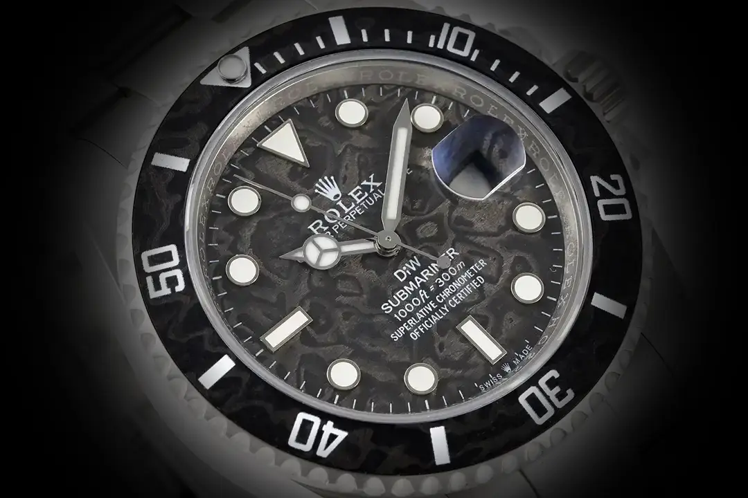 Submariner 116610LN Superclone — Leuchtmasse-Aufnahme