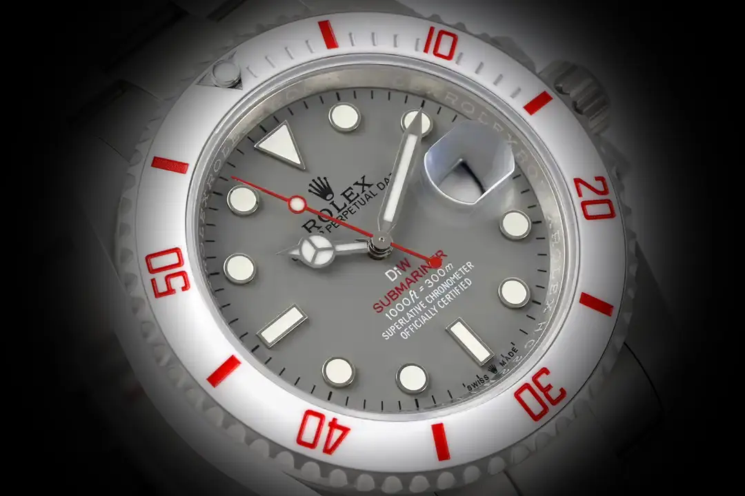 Rolex Submariner 116610LN 1:1 Super Clone Zifferblatt in eisgrau — Gehäusebodendetail