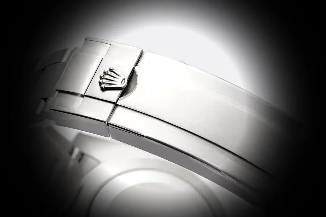 Submariner 116610LN Superclone Zifferblatt in eisgrau — Lünette-Makro