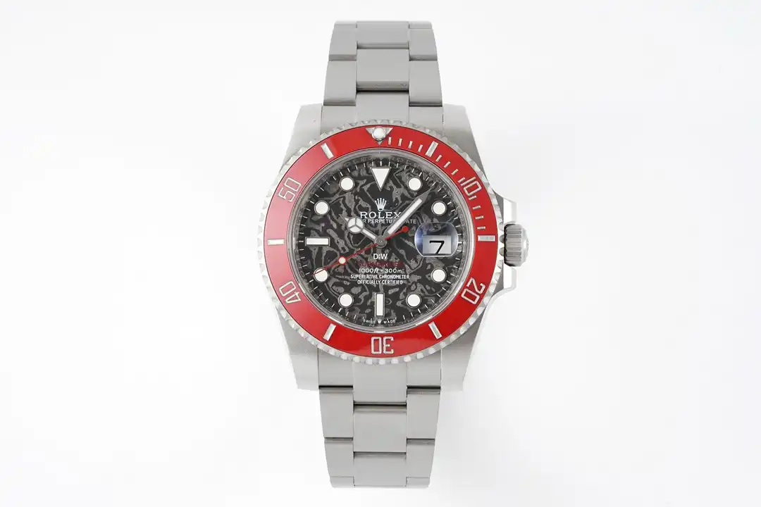 Rolex Submariner 116610LN Nachbau 40mm — Zifferblatt-Nahaufnahme