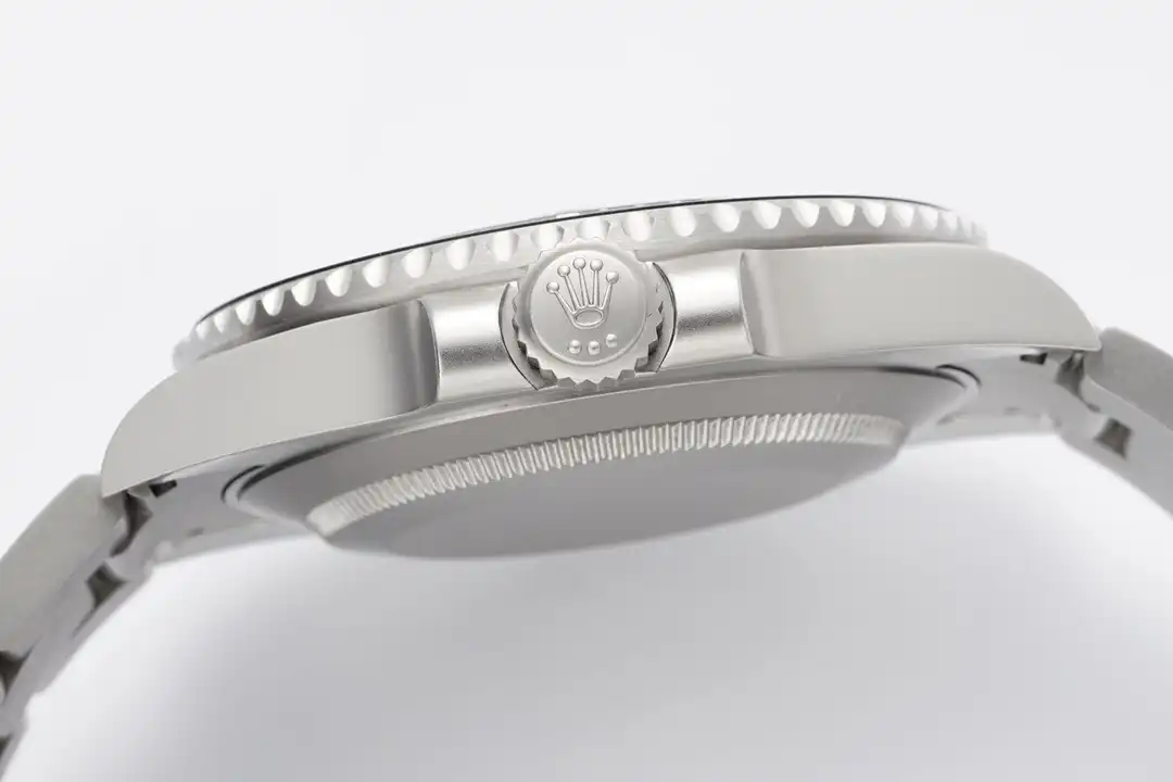 Submariner 116610LN 1:1 Replica Zifferblatt in hellbraun — Lünette-Makro