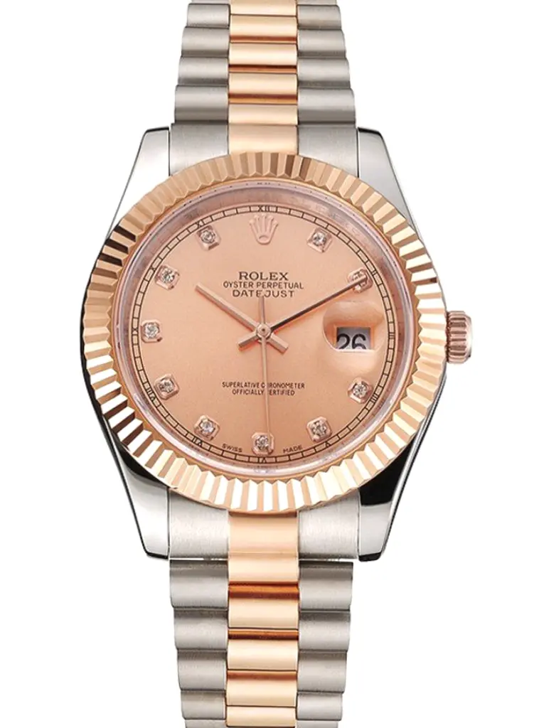 Rolex Datejust 41mm Roségold Zifferblatt Rep016816