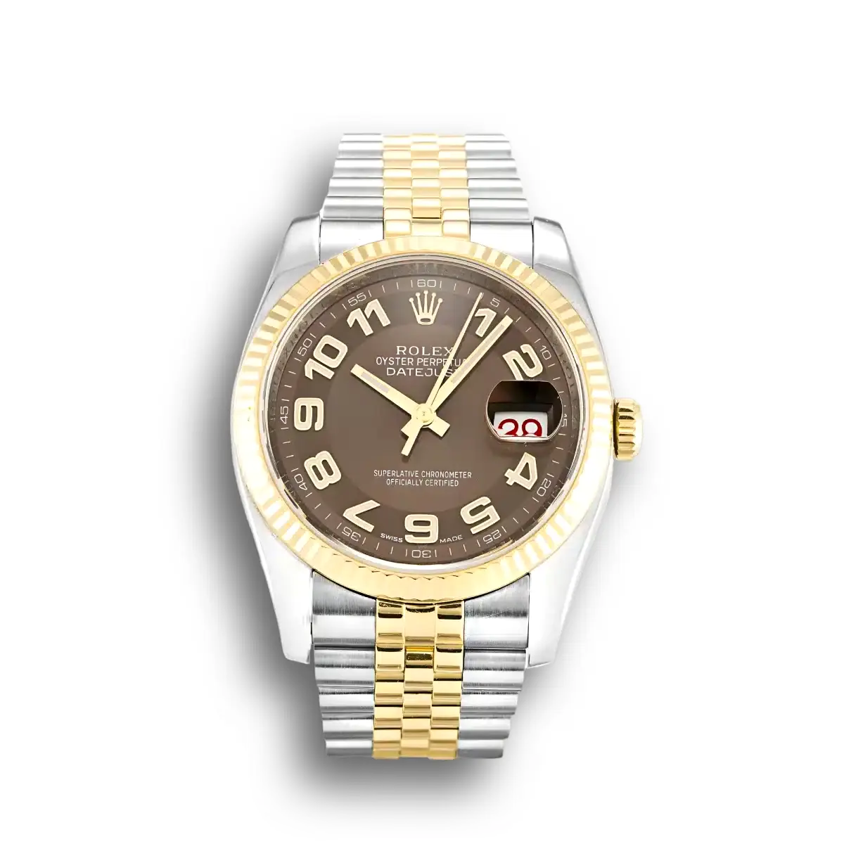 Rolex Datejust 116233 36mm Bronze-Zifferblatt Bicolor Uhr