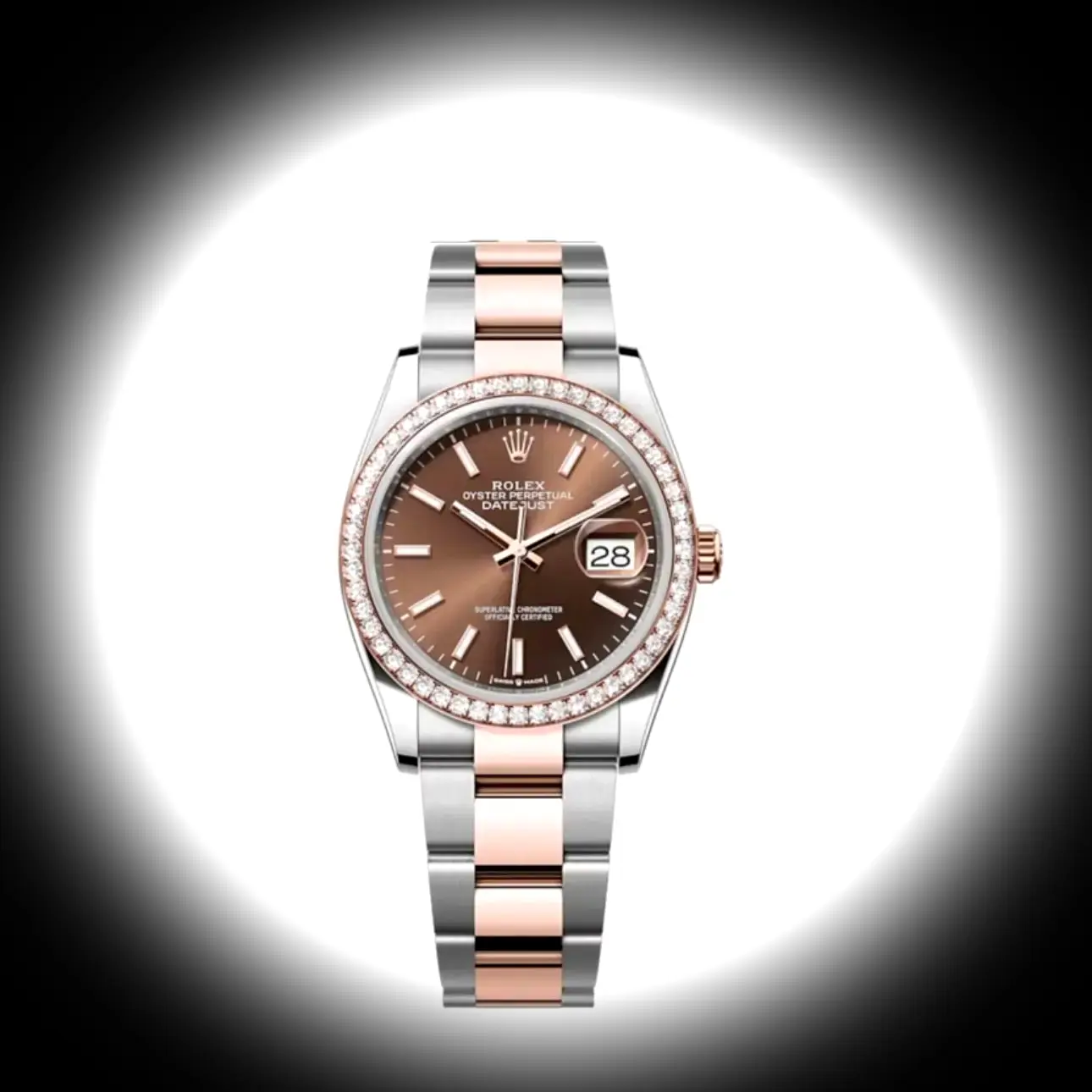 Rolex Datejust 36 Mm Schokolade Zifferblatt 126281rbr
