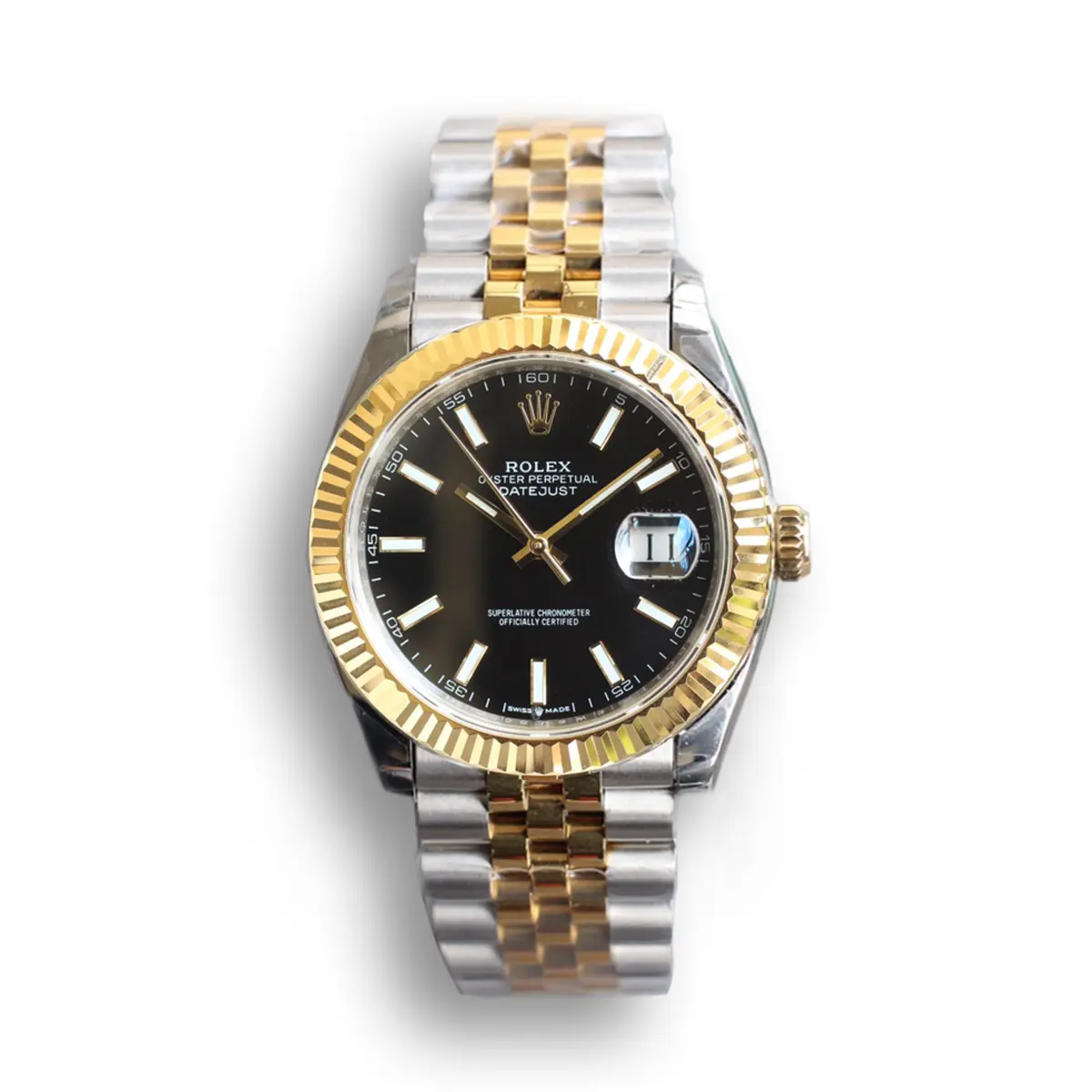 Rolex Datejust 126331 41mm with Schwarzes Zifferblatt – Roségold and Edelstahl