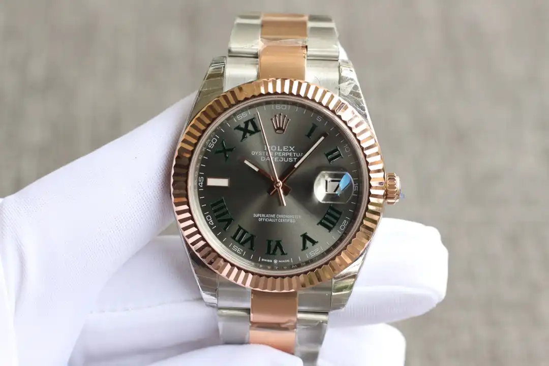 Rolex Datejust 126331 Klon 36mm — Zifferblatt-Nahaufnahme