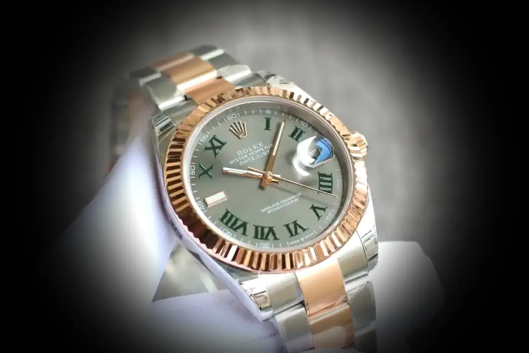 Datejust 126331 Superclone Zifferblatt in schiefer — Lünette-Makro