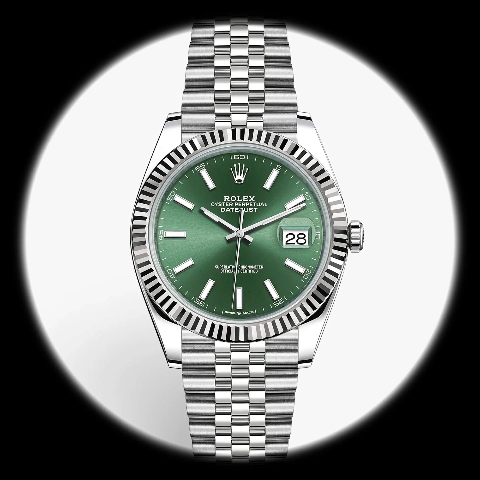 Datejust 116333 Super Clone 41mm — Zifferblatt-Nahaufnahme