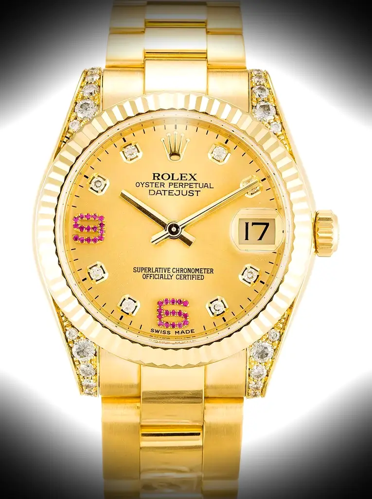 Rolex Datejust Mid Size 31mm Champagner Zifferblatt 178238