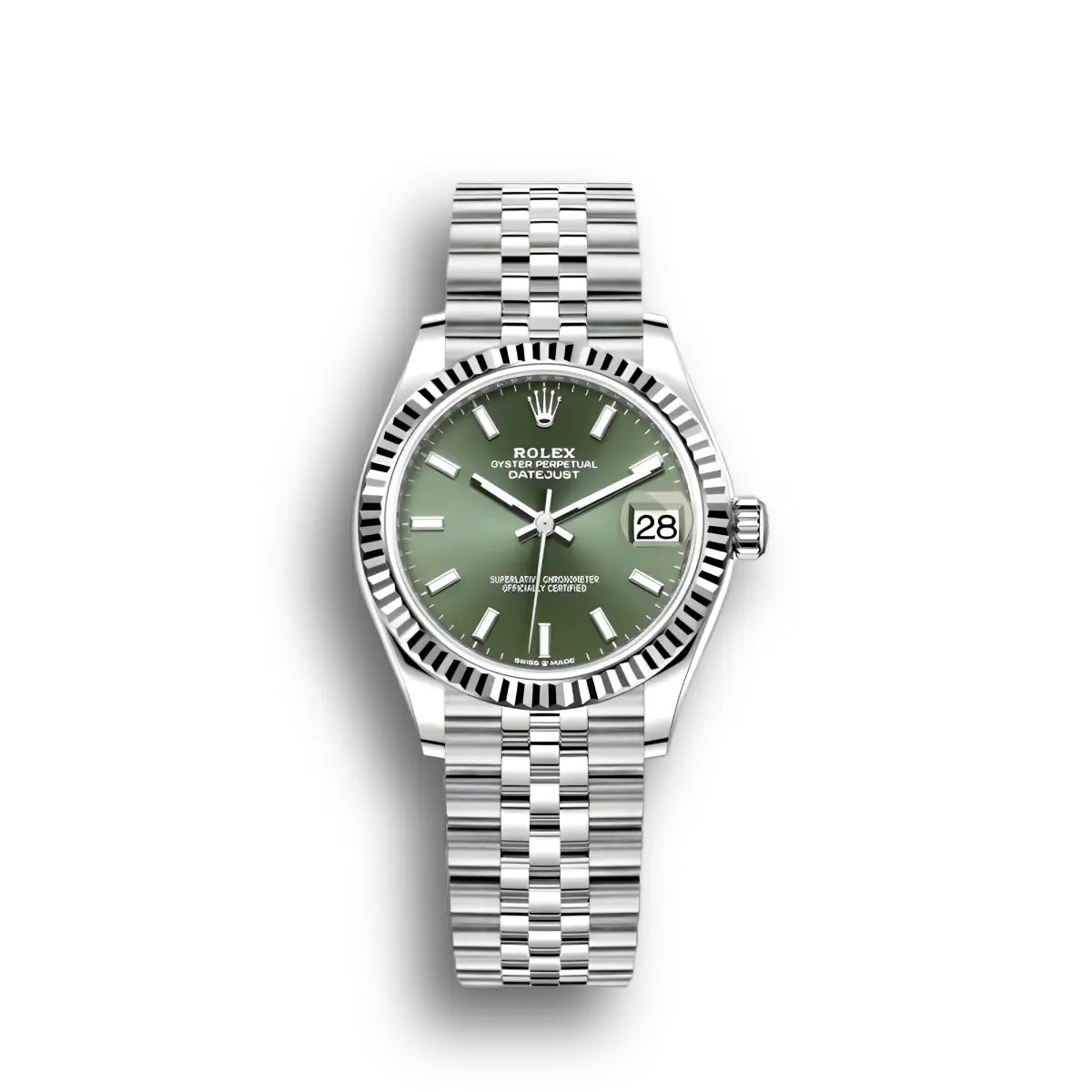 Rolex Datejust 278274 31mm Mint Grün Zifferblatt Uhr