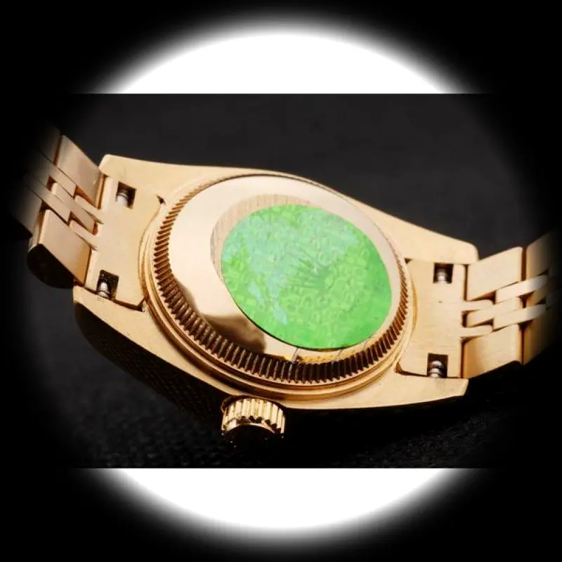 Lady-Datejust SRL100 Schweizer Klon 28mm — Krone und Gehäuse Detail