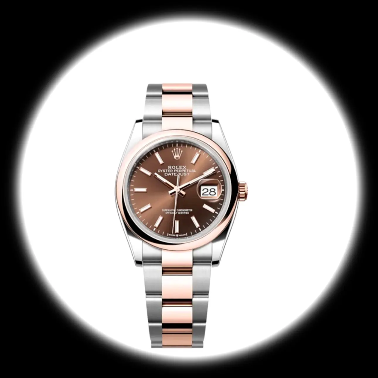 Rolex Datejust 126201 36mm – Schokolade Zifferblatt on Roségold