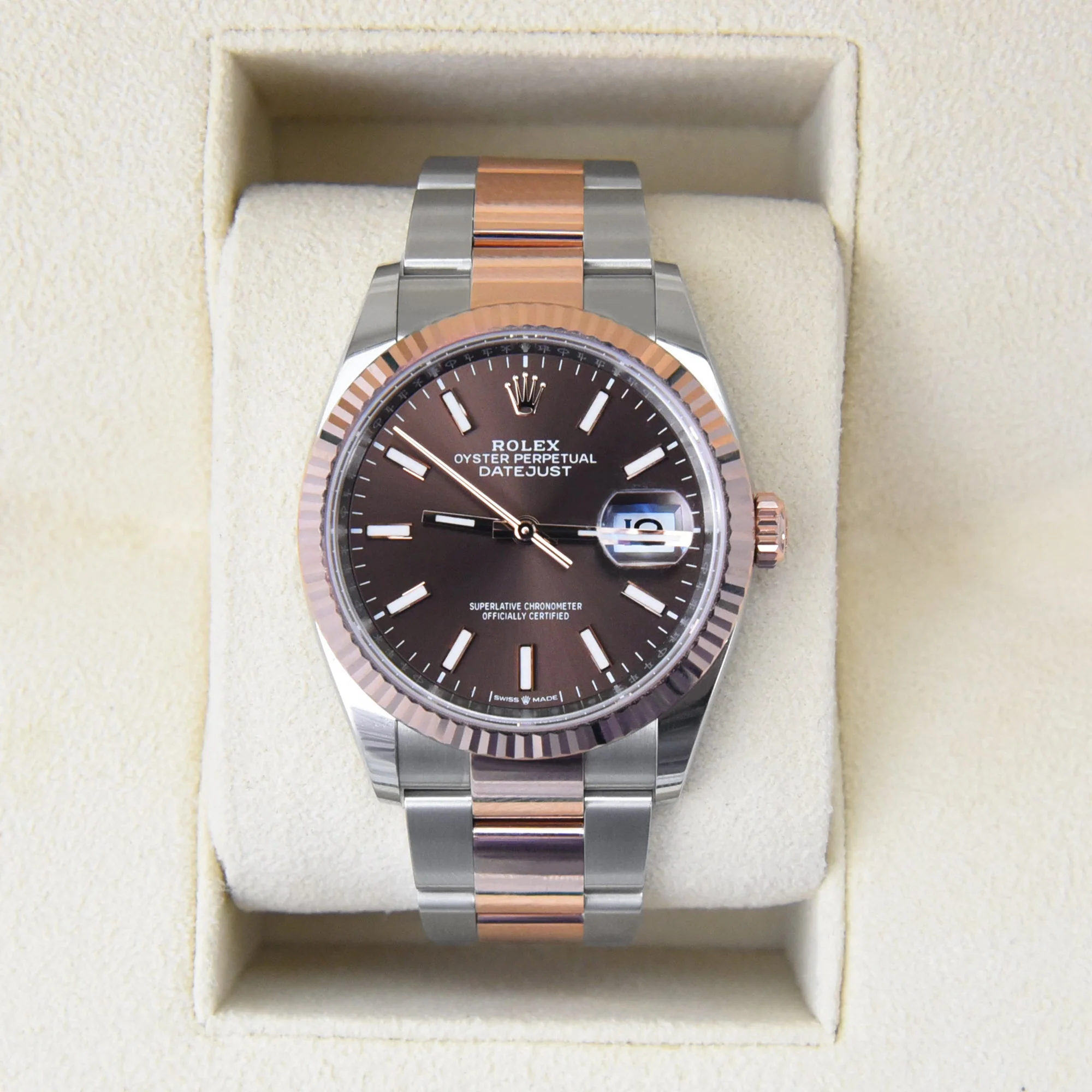 Rolex Datejust 126231 Nachbau — Seitenprofil