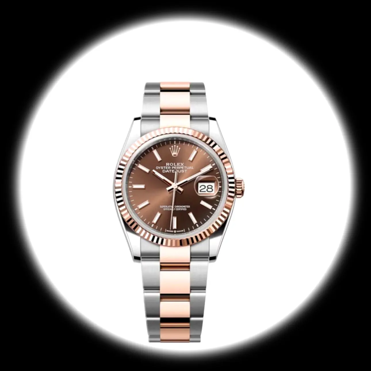 Rolex Datejust 126231 36mm – Schokolade Zifferblatt with Roségold