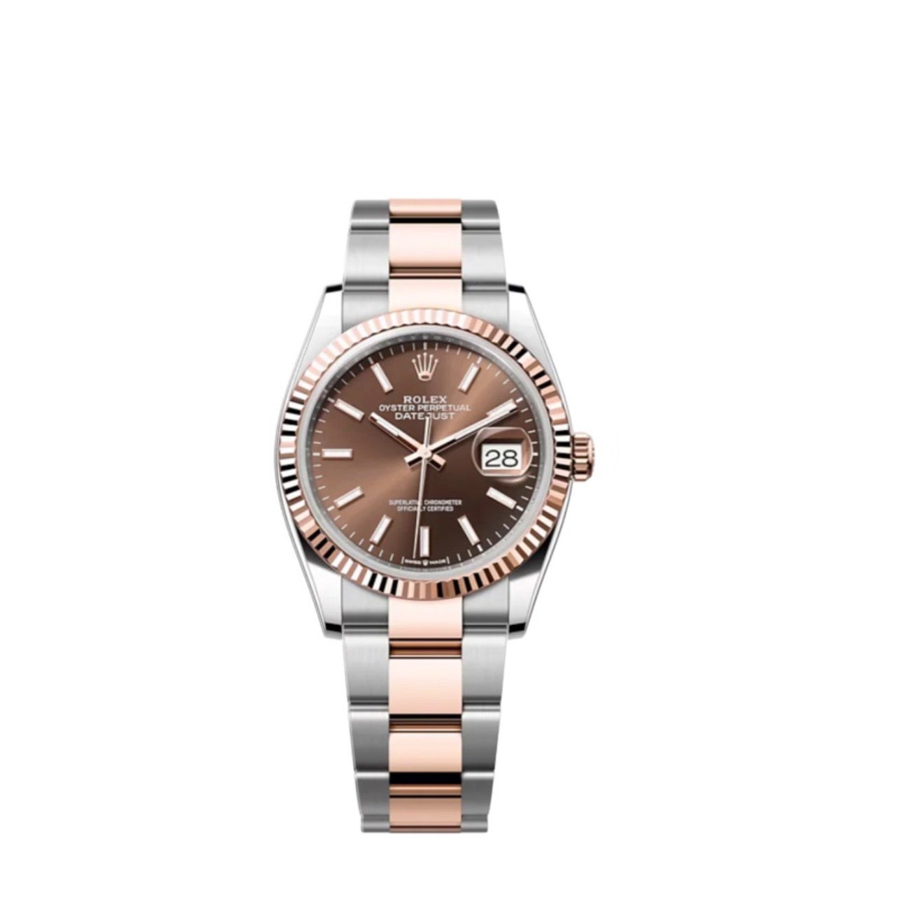 Rolex Datejust 126231 36mm – Schokolade Zifferblatt with Roségold