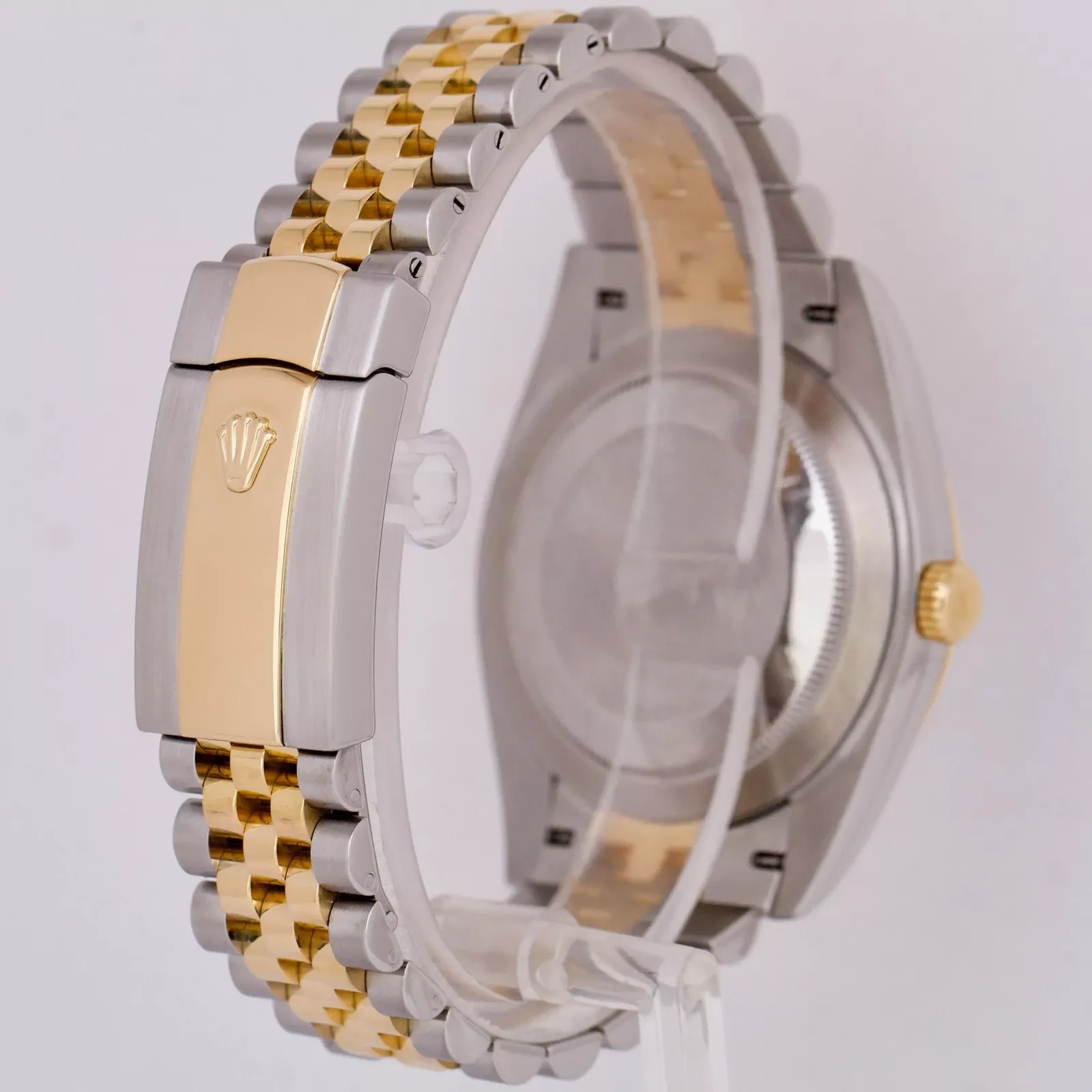 Datejust 126333 1:1 Replica Zifferblatt in silber — Gehäusebodendetail